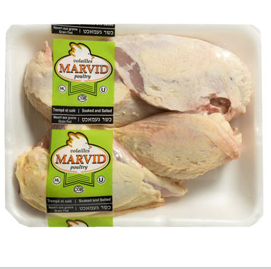 Poitrine de poulet 4 X 10 plateaux